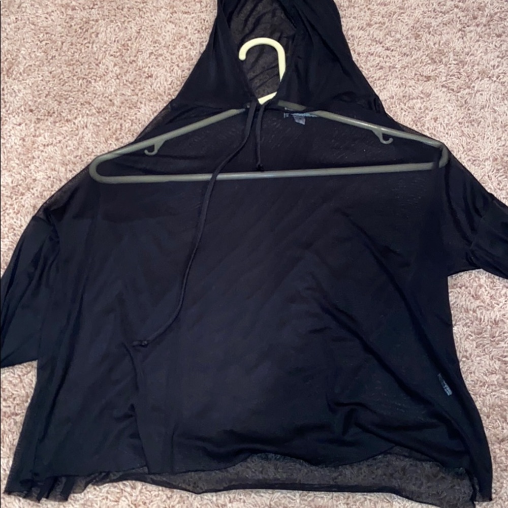 See through hoodie